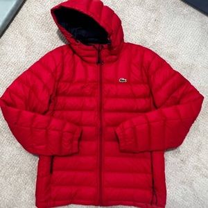 Lacoste mens padded jacket